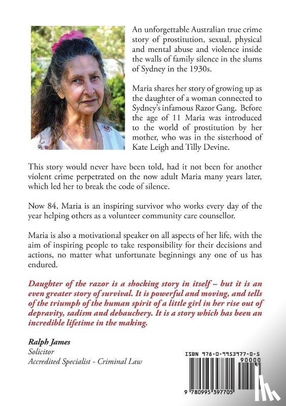 Tinschert, Maria - Daughter of the Razor: An Australian True Crime Story