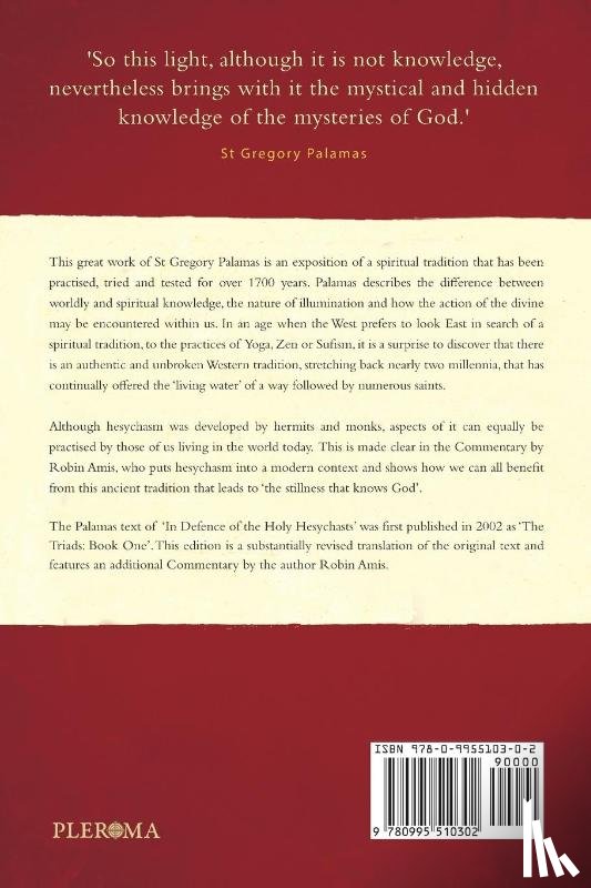  - Holy Hesychia: The Stillness That Knows God: In Defence of the Holy Hesychasts