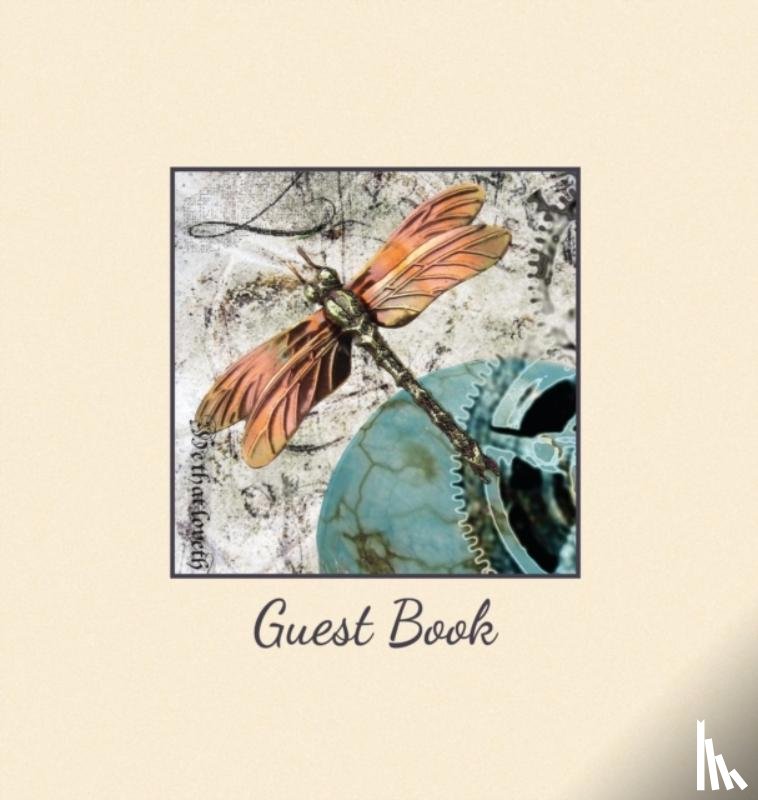 Publications, Angelis - HARDBACK GUEST BOOK, Visitors Book, Comments Book, Guest Comments Book, House Guest Book, Party Guest Book, Vacation Home Guest Book
