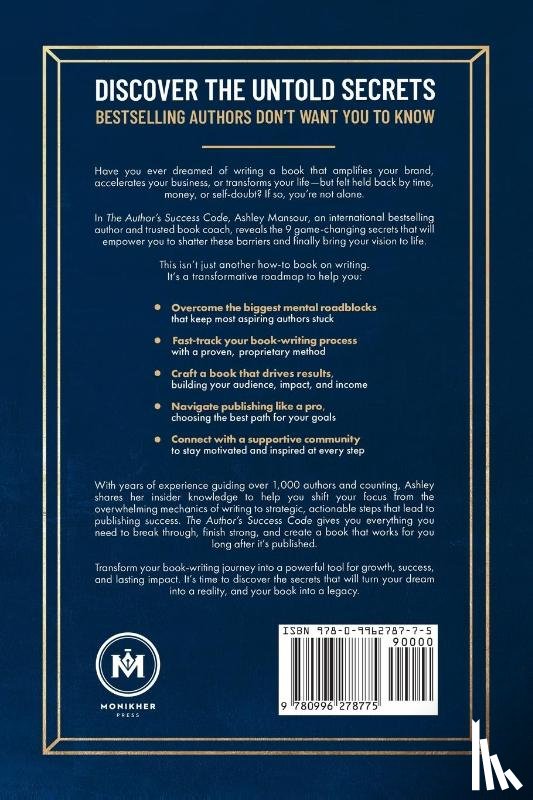 Mansour, Ashley - The Author's Success Code