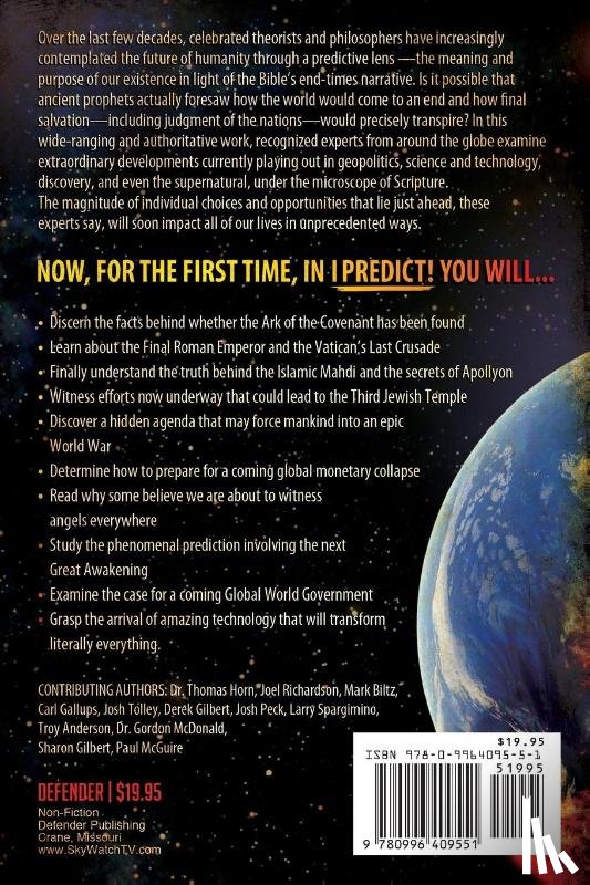 Horn, Thomas, Contributors, Multiple - I Predict! What 12 Global Experts Believe You Will See Before 2025!