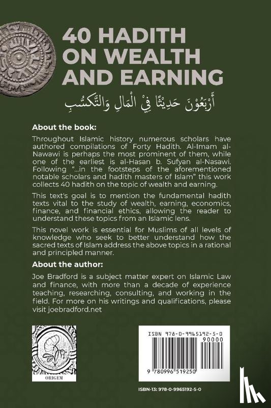 Bradford, Joe W - 40 Hadith on Wealth and Earning