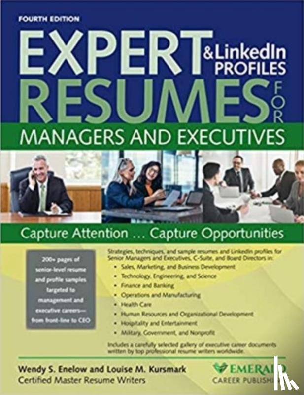 Enelow, Wendy, Kursmark, Louise - Expert Resumes & LinkedIn Profiles for Managers and Executives
