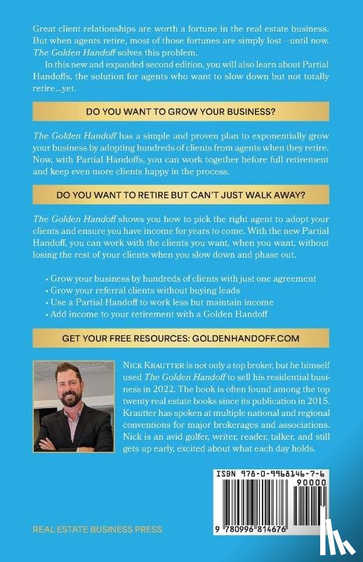 Krautter, Nick - The Golden Handoff