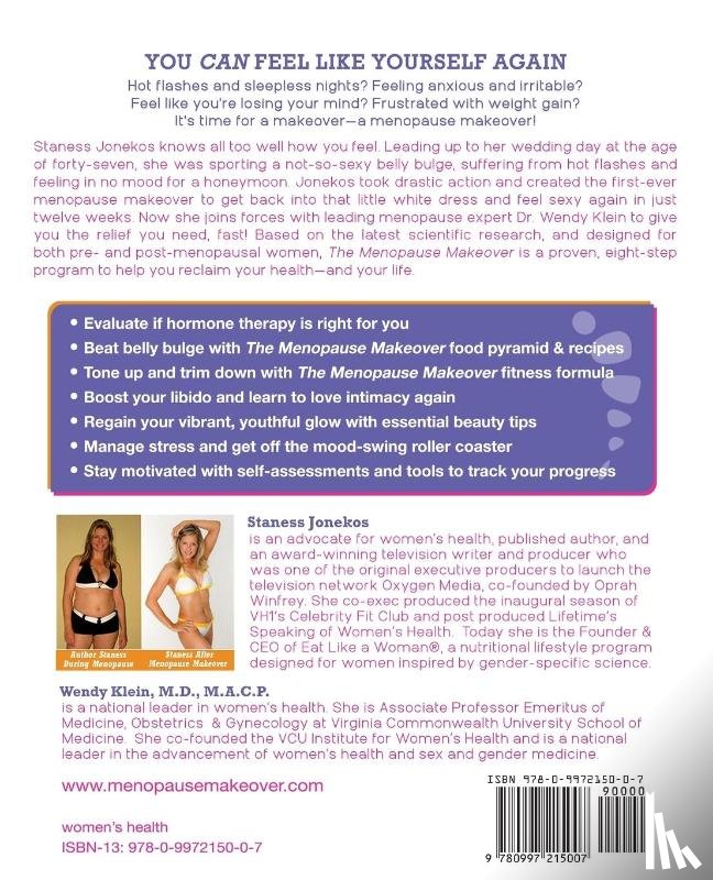 Jonekos, Staness - The Menopause Makeover