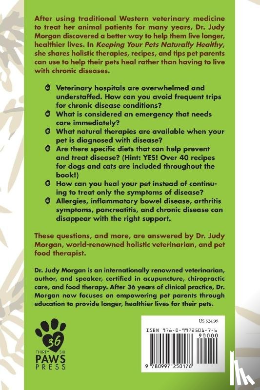 Morgan, Judy - Keeping Your Pets Naturally Healthy