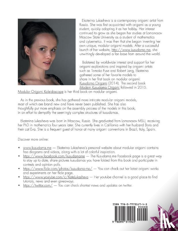 Lukasheva, Ekaterina - Modular Origami Kaleidoscope
