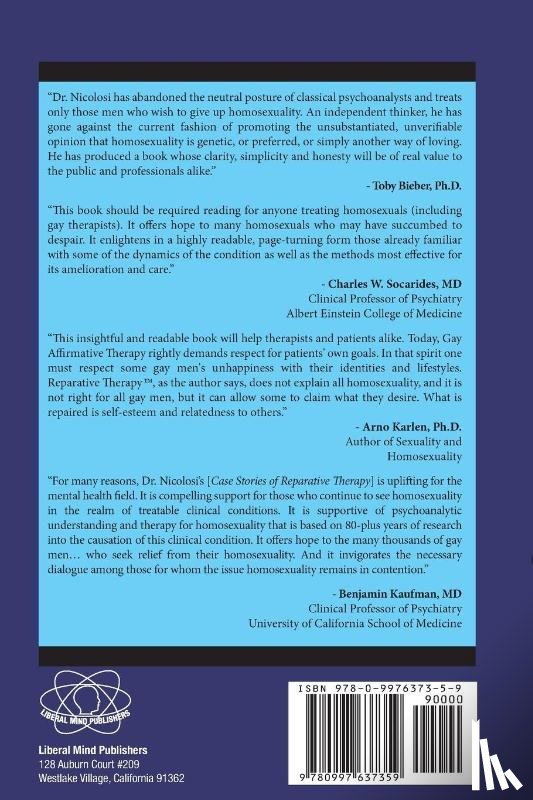 Nicolosi, Joseph - Case Stories of Reparative Therapy