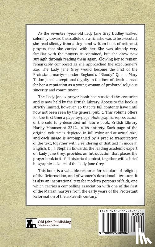 Edwards, J Stephan - The Lady Jane Grey's Prayer Book