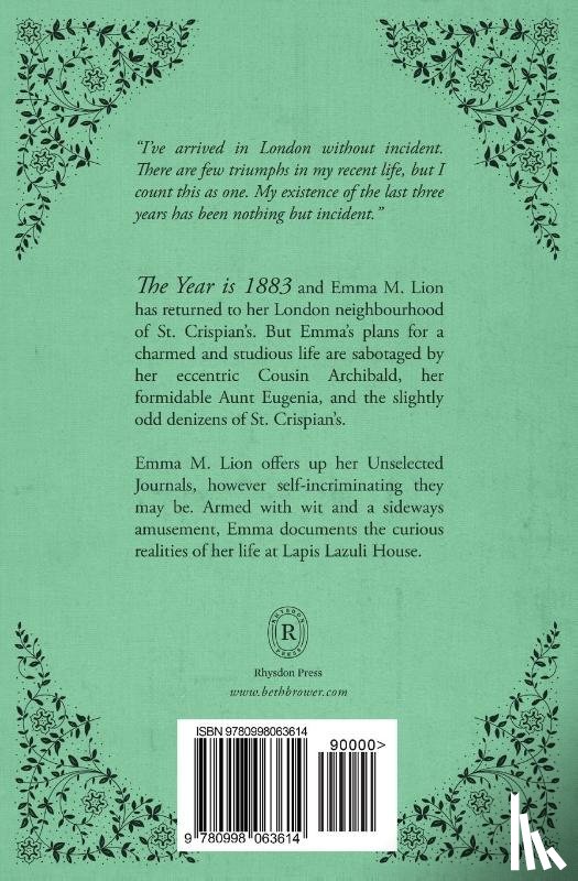 Brower, Beth - The Unselected Journals of Emma M. Lion