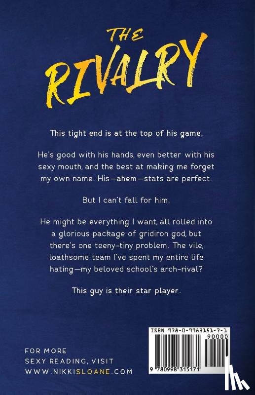 Sloane, Nikki - The Rivalry