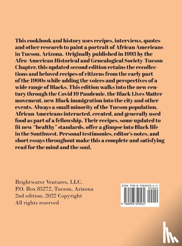 Sanchez, Tani D - Meals and Memoirs II Recipes and Recollections of African Americans in Tucson, Arizona
