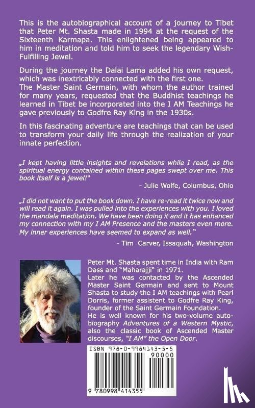 Mt Shasta, Peter - My Search in Tibet for the Secret Wish-Fulfilling Jewel