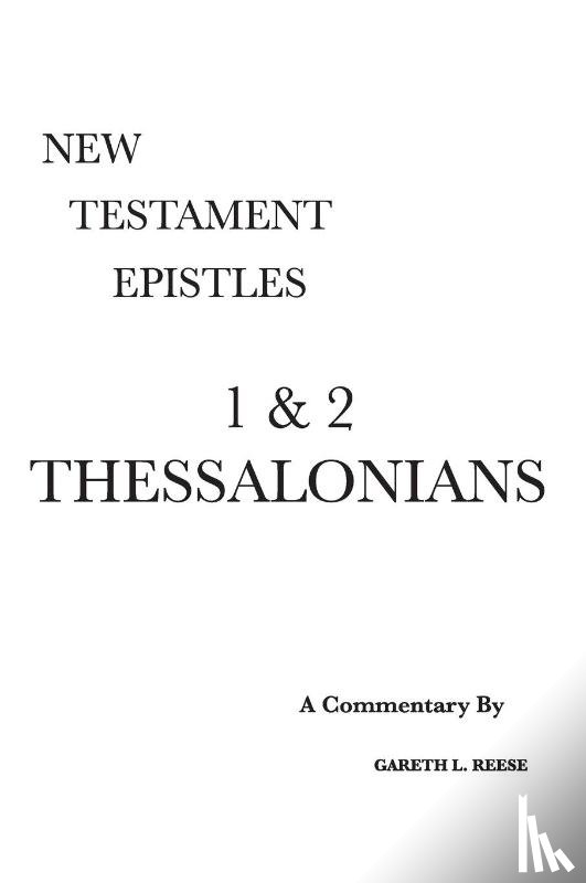 Reese, Gareth L - 1 & 2 Thessalonians