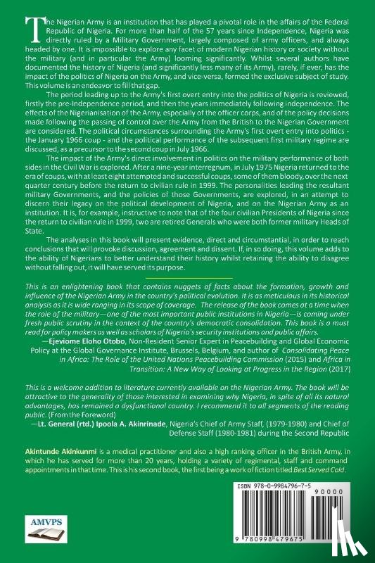 Akinkunmi, Akintunde a - Hubris