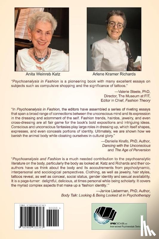 Katz, Anita Weinreb, Richards, Arlene Kramer - Psychoanalysis in Fashion