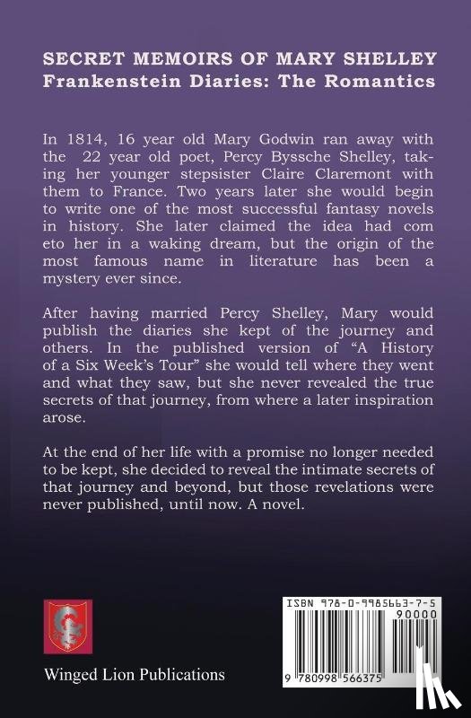 January, Michael, Shelley, Mary Wollstonecraft - Secret Memoirs of Mary Shelley