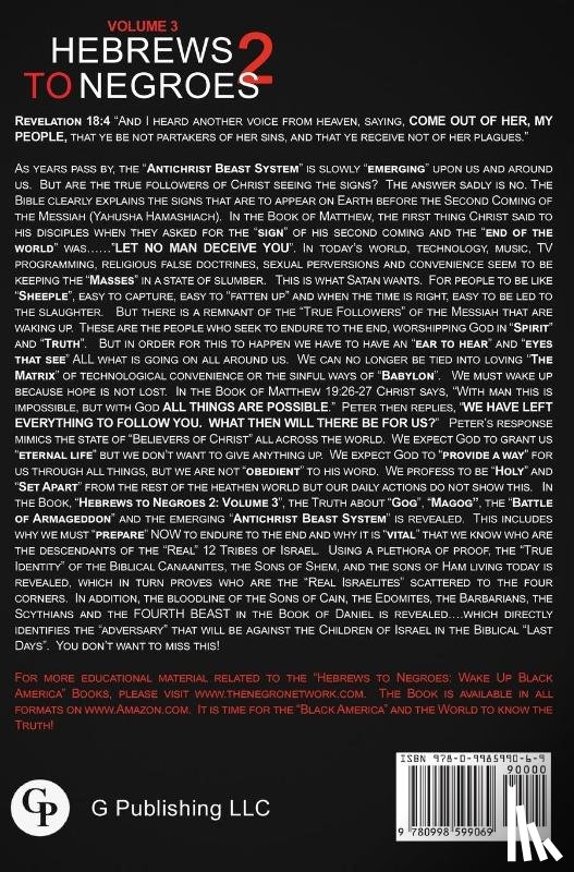 Dalton, Ronald - Hebrews to Negroes 2; Volume 3