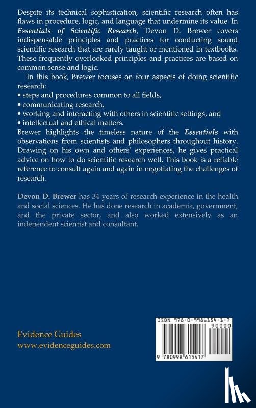Brewer, Devon D - Essentials of Scientific Research
