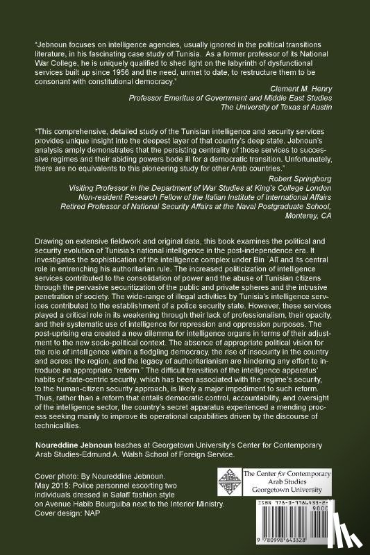 Jebnoun, Noureddine (Georgetown University - Tunisia's National Intelligence