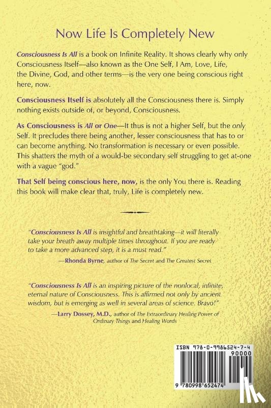 Dziuban, Peter Francis - Consciousness Is All