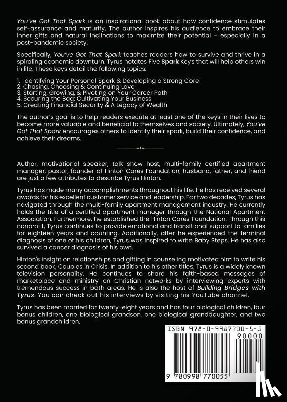 Hinton, Tyrus J. - You've Got that Spark