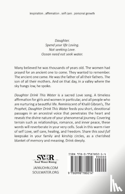 John, Jaiya - Daughter Drink This Water