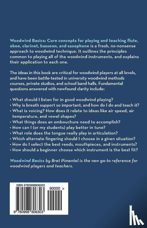 Pimentel, Bret - Woodwind Basics