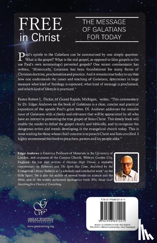 Andrews, Professor Edgar - Free in Christ