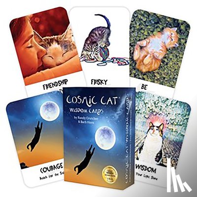 Crutcher, Randy - Cosmic Cat Wisdom Cards: (60 Full-Color Cards and Guidebook)