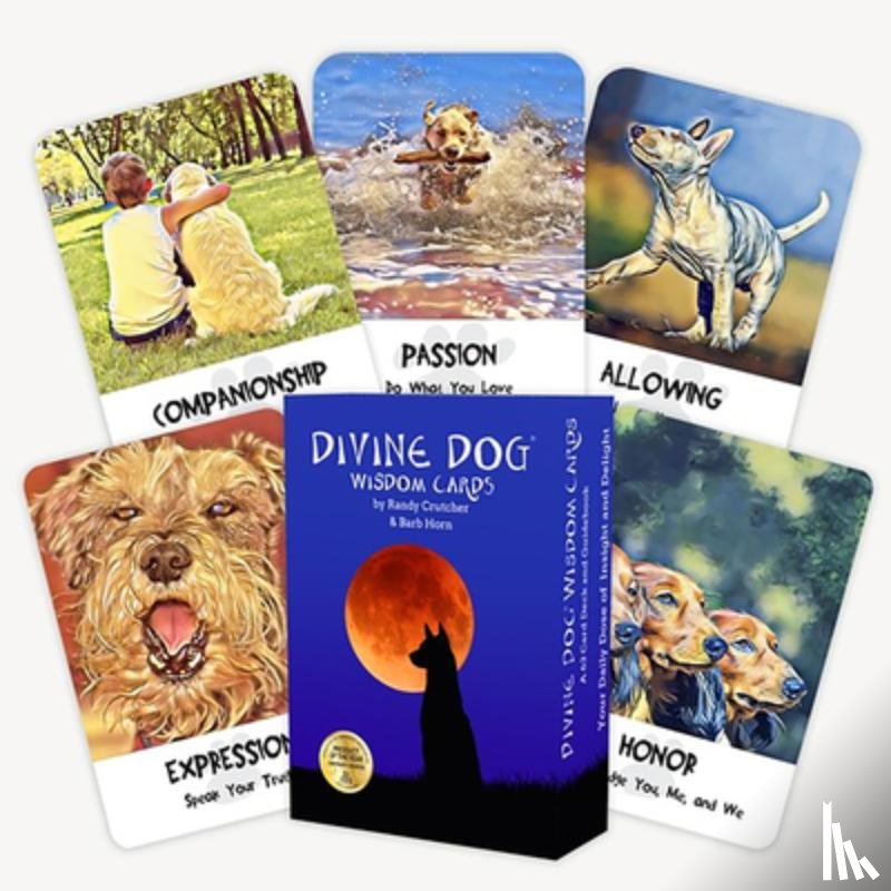 Crutcher, Randy - Divine Dog Wisdom Cards: (63 Full-Color Cards and Guidebook)
