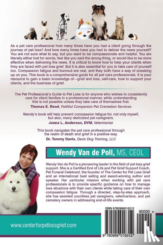 Van De Poll, Wendy - The Pet Professional's Guide to Pet Loss