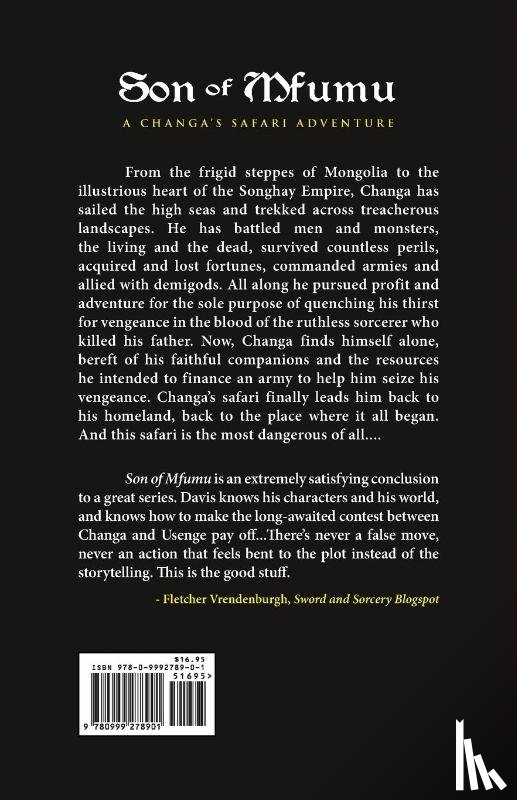 Davis, Milton J - Son of Mfumu