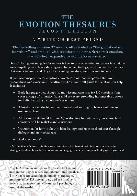 Ackerman, Angela, Puglisi, Becca - The Emotion Thesaurus