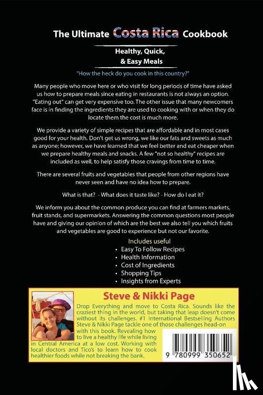 Page, Steve, Page, Nikki - The Ultimate Costa Rica Cookbook