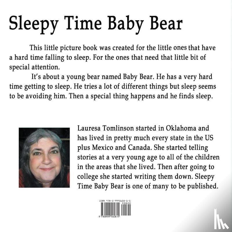 Tomlinson, Lauresa A - Sleepy Time Baby Bear