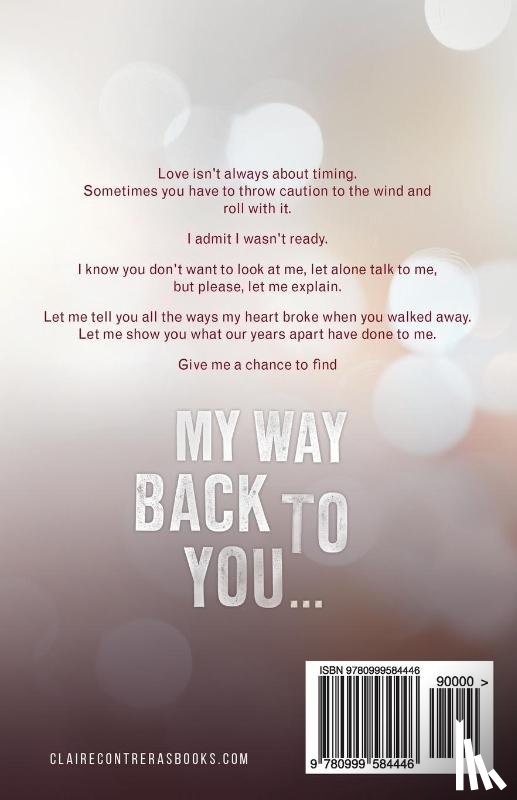 Contreras, Claire - My Way Back to You