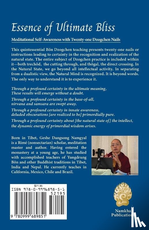 Namgyal, Geshe Dangsong - Essence of Ultimate Bliss