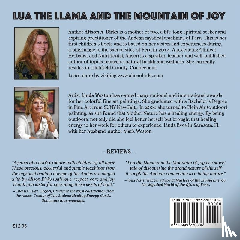 Birks, Alison a - Lua the Llama and the Mountain of Joy