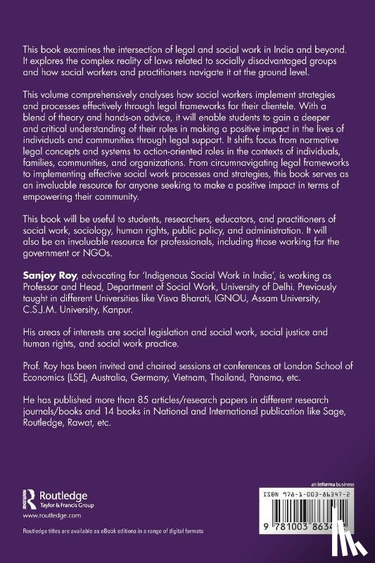 Roy, Sanjoy - Law for Social Workers