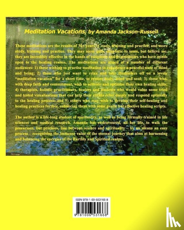 Jackson-Russell, Amanda - Meditation Vacations