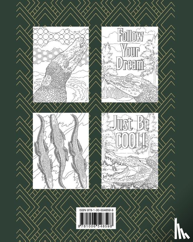 Paperland - Alligator Coloring Book