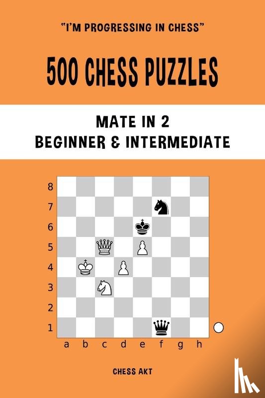 Akt, Chess - 500 Chess Puzzles, Mate in 2, Beginner and Intermediate Level