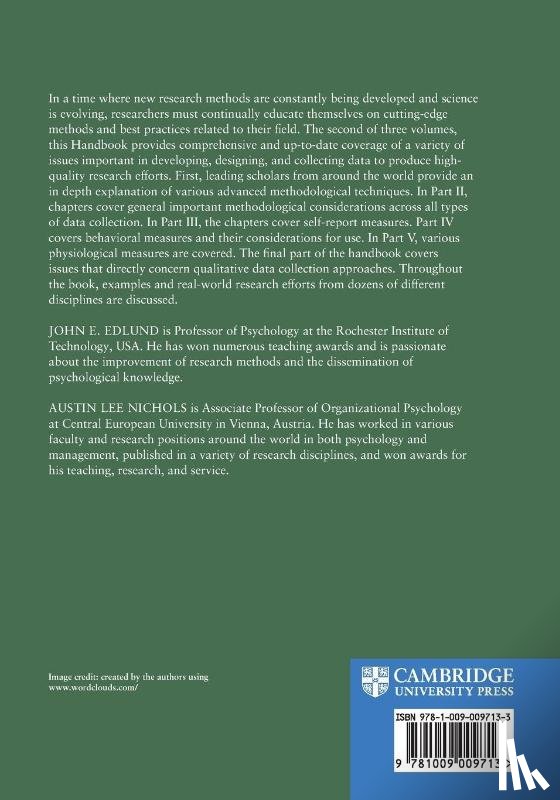  - The Cambridge Handbook of Research Methods and Statistics for the Social and Behavioral Sciences: Volume 2