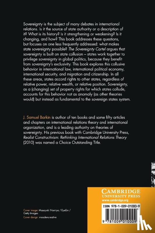 Barkin, J. Samuel (University of Massachusetts - The Sovereignty Cartel