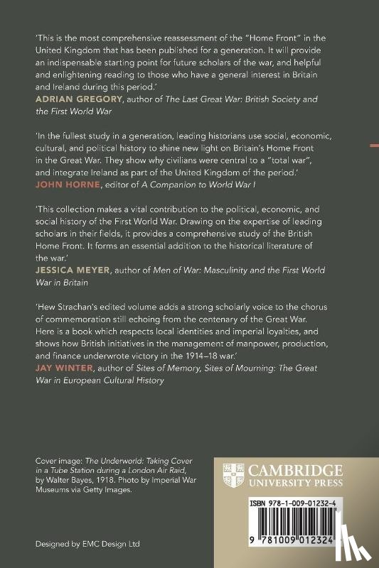  - The British Home Front and the First World War