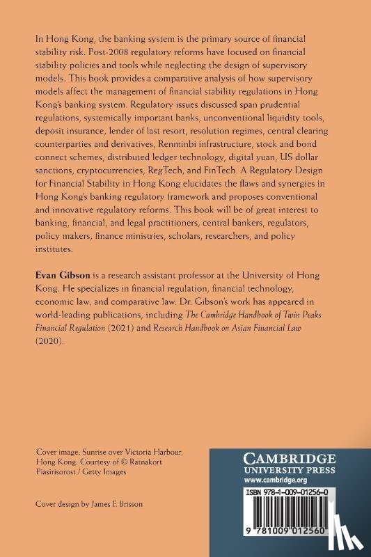 Gibson, Evan (The University of Hong Kong) - A Regulatory Design for Financial Stability in Hong Kong