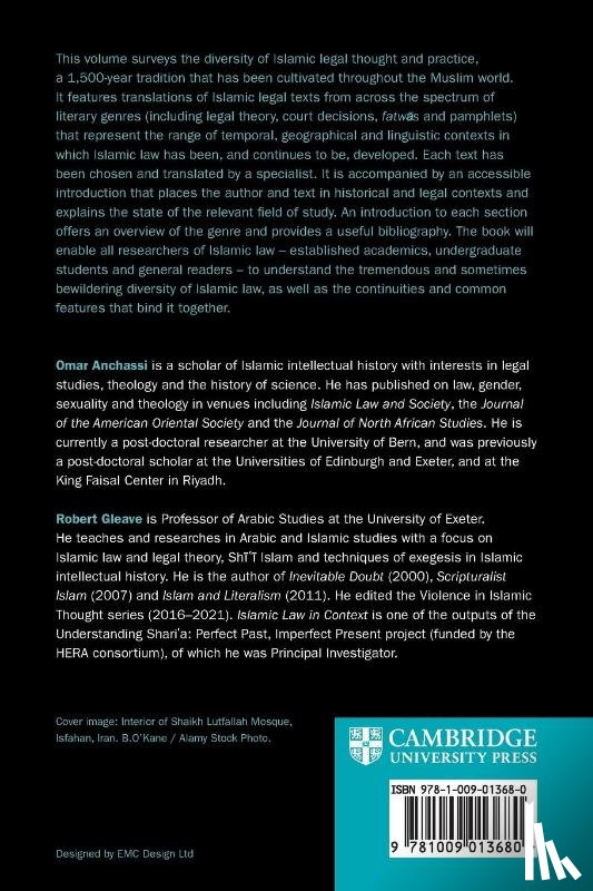  - Islamic Law in Context