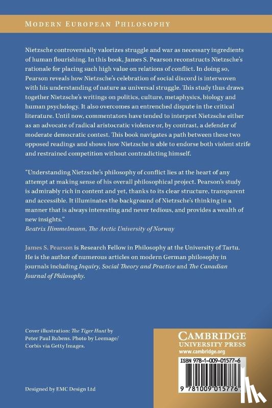 Pearson, James S. (University of Tartu - Nietzsche on Conflict, Struggle and War