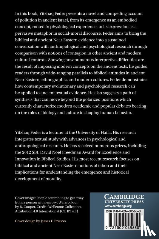 Feder, Yitzhaq (University of Haifa - Purity and Pollution in the Hebrew Bible
